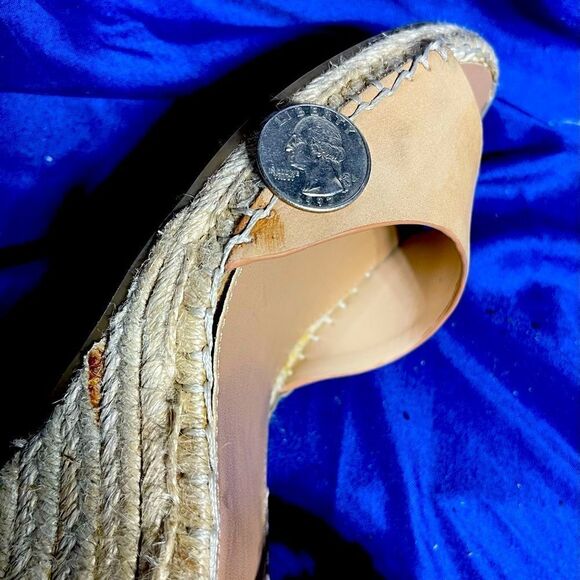 Vince Camuto - Espadrille Wedge Beige Sandals - Picture 10 of 11